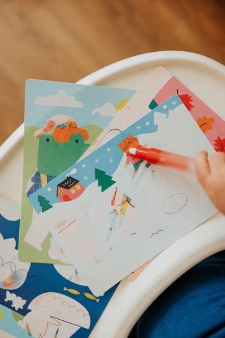Coloriages magiques - 4 saisons | Djeco