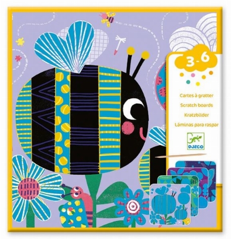 Cartes à gratter - Toutes petites bêtes | Djeco