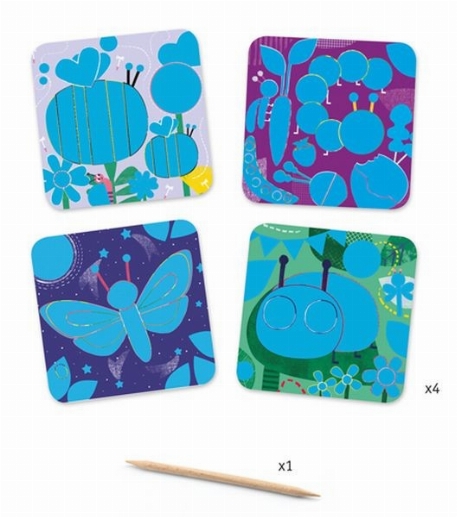 Cartes à gratter - Toutes petites bêtes | Djeco