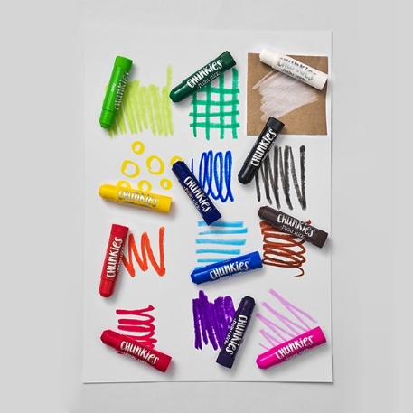 Chunkies - Bâtons de peinture - 6 couleurs classiques | ooly