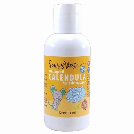 Huile de Massage à la Claendula - 120ml | Souris Verte