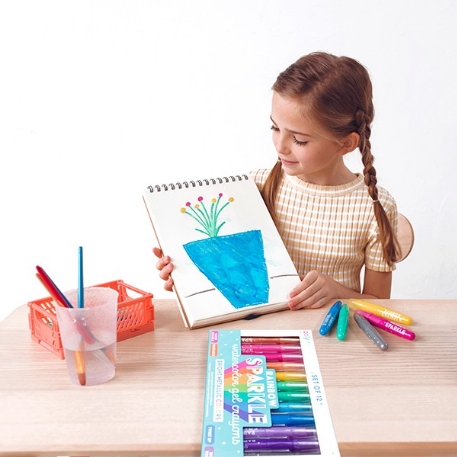 Rainbow Sparkle - Crayons à gel métallisé et aquarellables | ooly