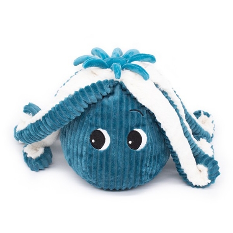 Peluche Maman et son bébé - Filou la pieuvre bleue | Les Déglingos