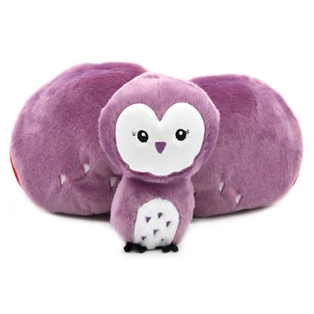 Peluche Flipetz - Violet la fraise-chouette | Les Déglingos