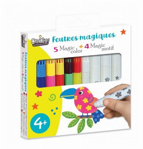 Ensemble de 9 marqueurs magiques | Crealign