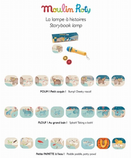 Lampe à Histoires - Les Papoum | Moulin Roty