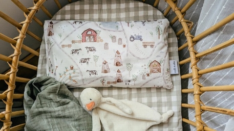Taie d'oreiller pour enfant - La Ferme de Gédéon | Veille sur toi
