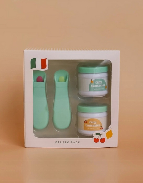 Ensemble de gelato Tiny Tummies pour poupée - Citron et cerise | Tiny Harlow