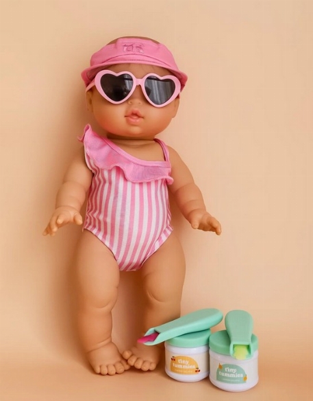 Ensemble de gelato Tiny Tummies pour poupée - Citron et cerise | Tiny Harlow