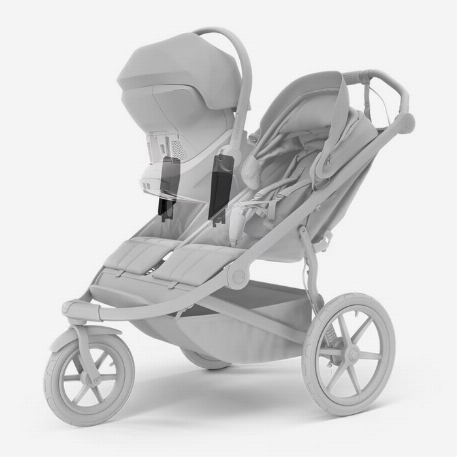 Poussette Urban Glide 3 Double avec Boucle Magnétique - Noir | Thule
