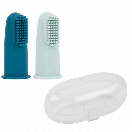 Ensemble de 2 brosses à dents - Bleu | Nattou