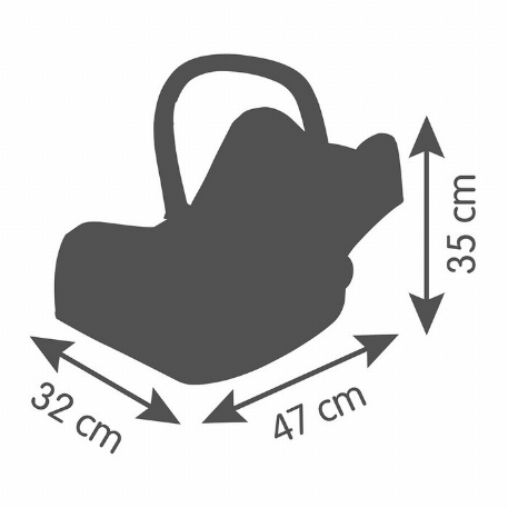Siège d'auto pour poupée - Maxi Cosi - Rose | Smoby