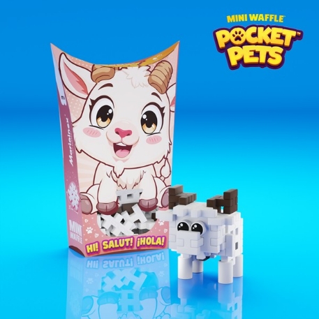 Mini Waffle - Animaux de poche - Chèvre 35 pcs | Marioinex