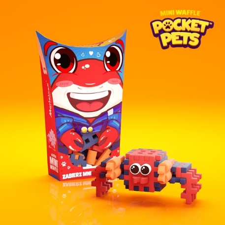 Mini Waffle - Animaux de poche - Crabe 33 pcs | Marioinex