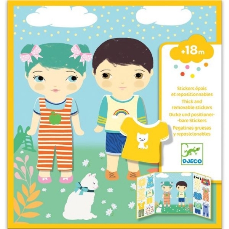 Stickers - Les habits | Djeco