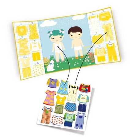 Stickers - Les habits | Djeco