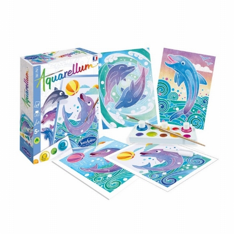 Aquarellum Mini - Dauphins | SentoSphère
