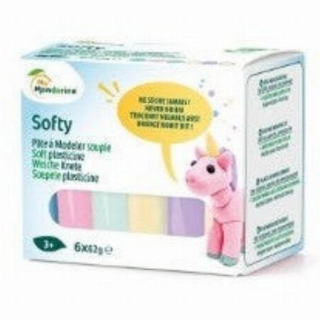 Pâte à modeler - Assortiment 6x62g - Pastel | My Mandarine