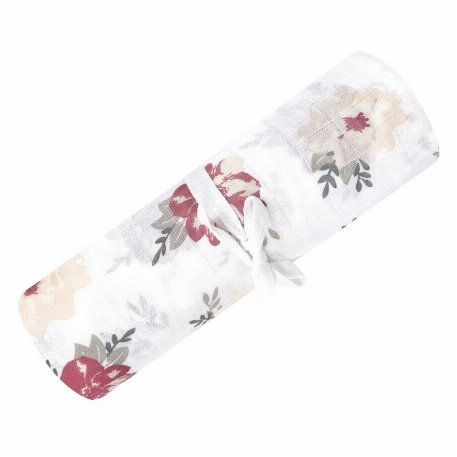 Couverture de mousseline - Roses | Perlimpinpin