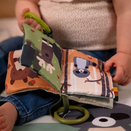 Livre pour bébé en tissus - Forêt | little big friends