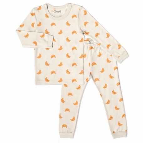 Pyjama en modal 2 pièces - Croissants | Coccoli