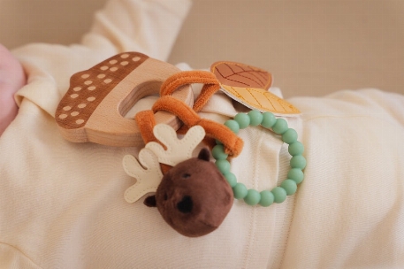 Hochet en bois - Forêt | little big friends