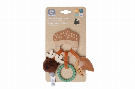 Hochet en bois - Forêt | little big friends