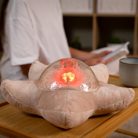 Tranquil Zen Lotus - Veilleuse Projecteur Apaisante - Beige | Cloud.B
