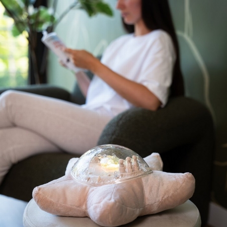 Tranquil Zen Lotus - Veilleuse Projecteur Apaisante - Beige | Cloud.B