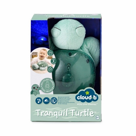 Tranquil Turtle - Veilleuse Projecteur Apaisante - Vert | Cloud.B