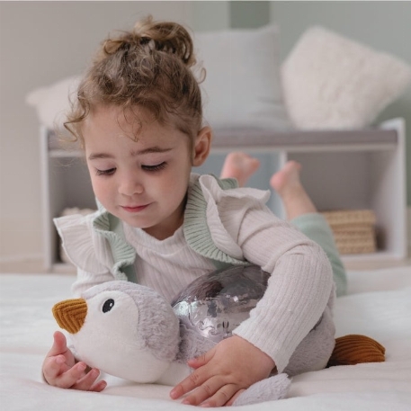 Tranquil Penguin - Veilleuse Projecteur Apaisante - Gris | Cloud.B