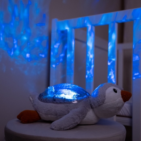 Tranquil Penguin - Veilleuse Projecteur Apaisante - Gris | Cloud.B