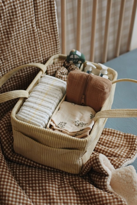 Panier organisateur de couches - Cream | Minika
