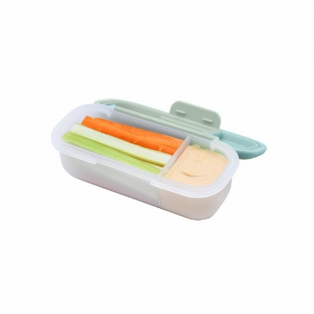 Boîte à collation et à trempette - Sauge et Fougère Cactus | melii