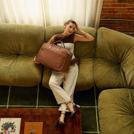 Le OSLO - Sac de voyage en nylon - Sienna | Lambert
