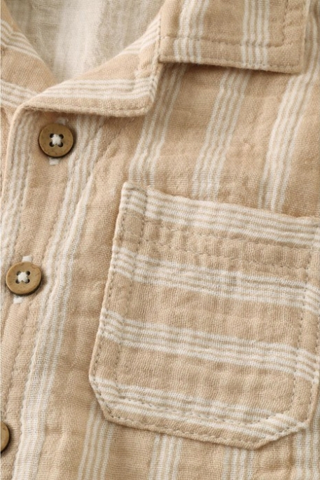 Chemise rayée - Irish Cream | Noppies