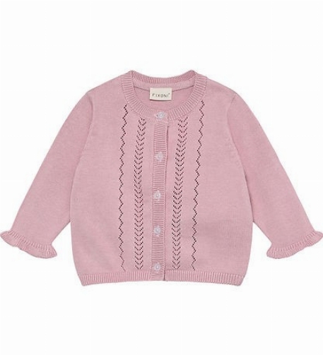 Cardigan - Bleached Mauve | Fixoni