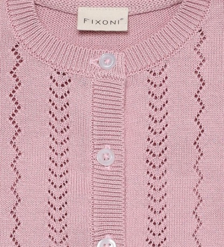 Cardigan - Bleached Mauve | Fixoni