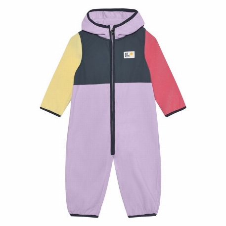 Combinaison de polar - Colorblock - Orchid Bloom | Color Kids