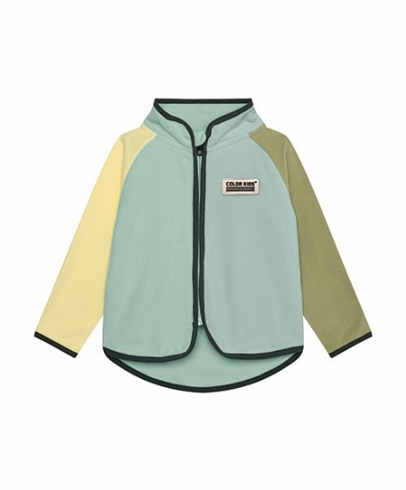 Veste de polar - Colorblock - Ether | Color Kids