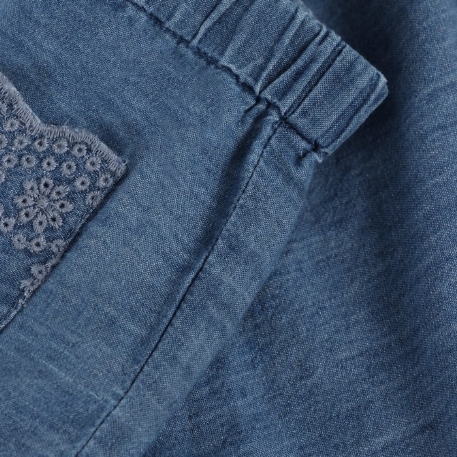 Pantalon court - Faded denim | Minymo