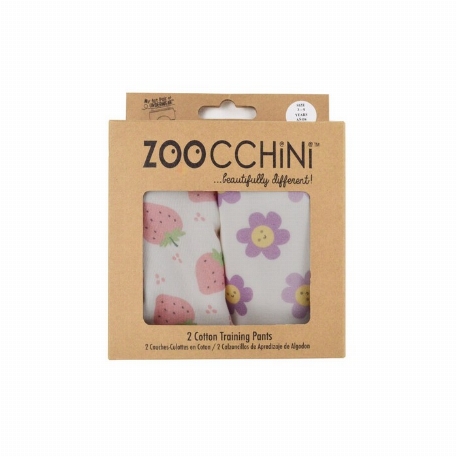 Culotte d'entrainement - Paquet de 2 - Fraise/Marguerite | Zoocchini