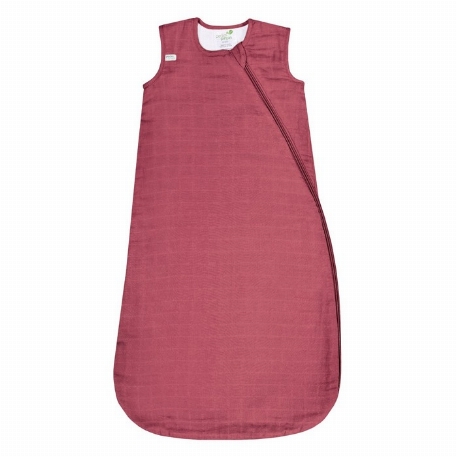 Sac de nuit en mousseline de coton - Framboise (0.7 Tog) | Perlimpinpin