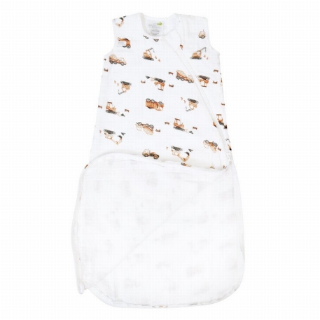 Sac de nuit en mousseline de coton - Construction (0.7 Tog) | Perlimpinpin