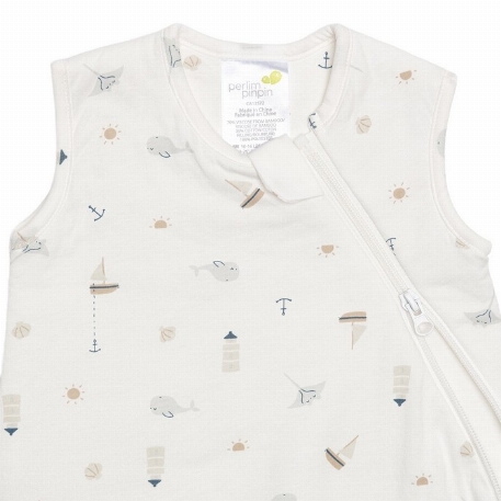 Sac de nuit en bambou - Océan (1 Tog) | Perlimpinpin