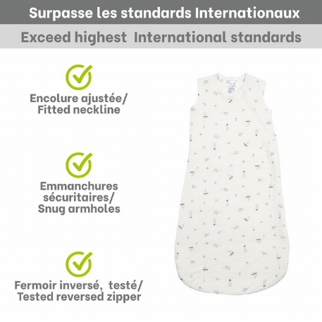 Sac de nuit en bambou - Océan (1 Tog) | Perlimpinpin