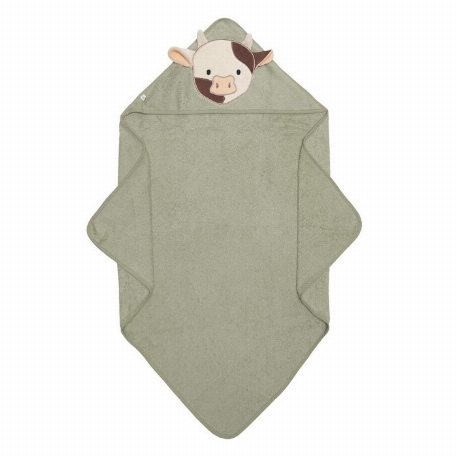 Serviette à capuchon - Vache | Perlimpinpin