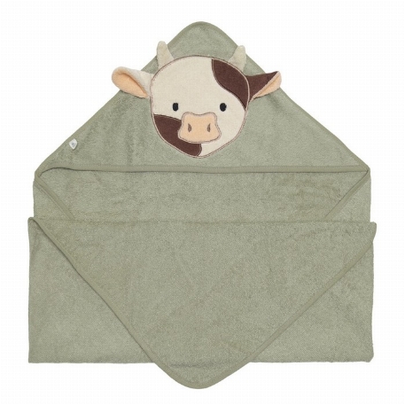 Serviette à capuchon - Vache | Perlimpinpin