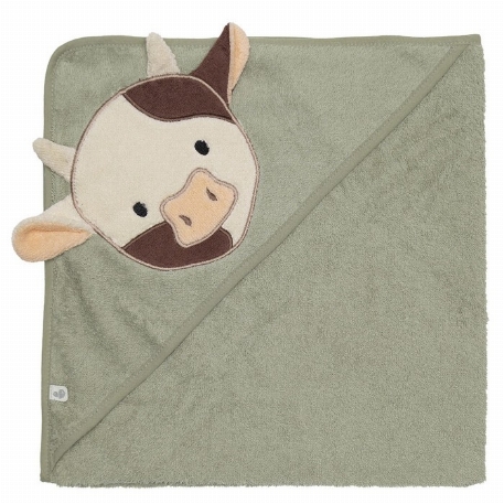 Serviette à capuchon - Vache | Perlimpinpin