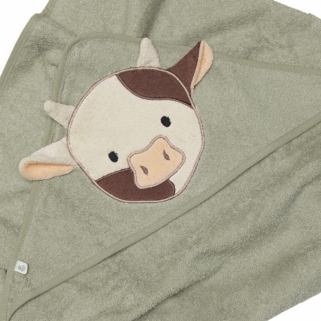 Serviette à capuchon - Vache | Perlimpinpin